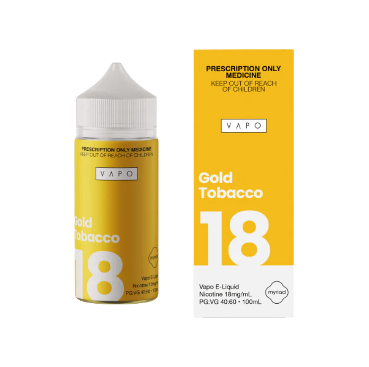 VAPO Gold Tobacco E-Liquid - 3mg - 18mg