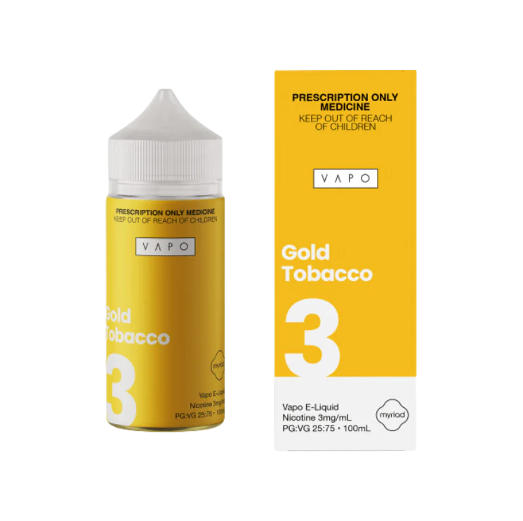 VAPO Gold Tobacco E-Liquid - 3mg - 18mg
