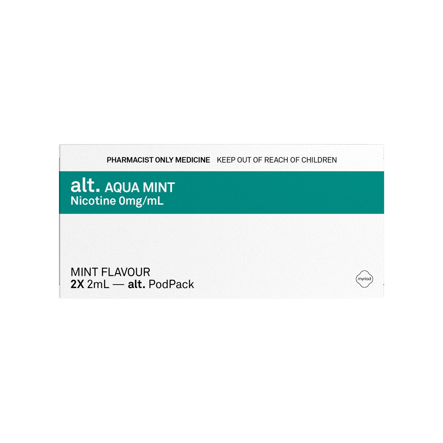 Aqua Mint Alt. Replacement Pod 2-Pack - 0%