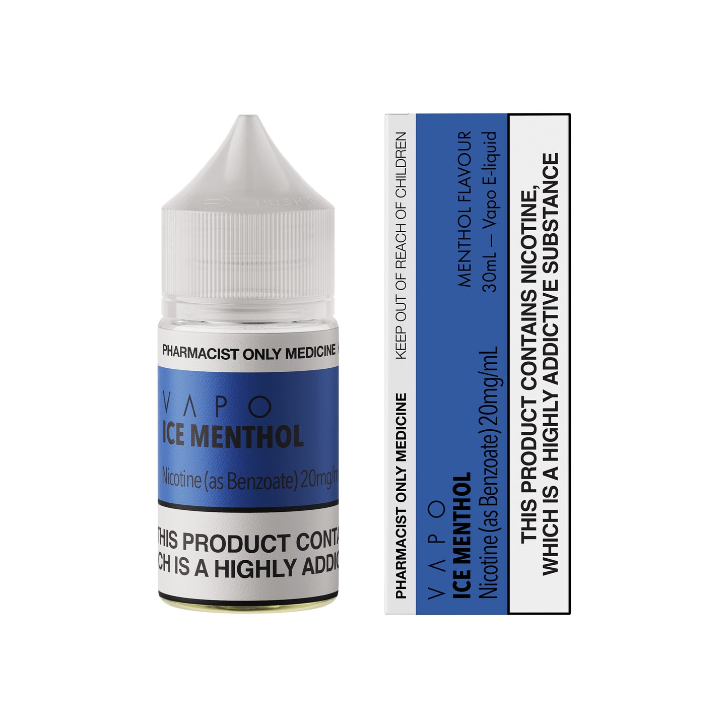 VAPO Ice Menthol Nicotine Salt 10-20-30-40mg