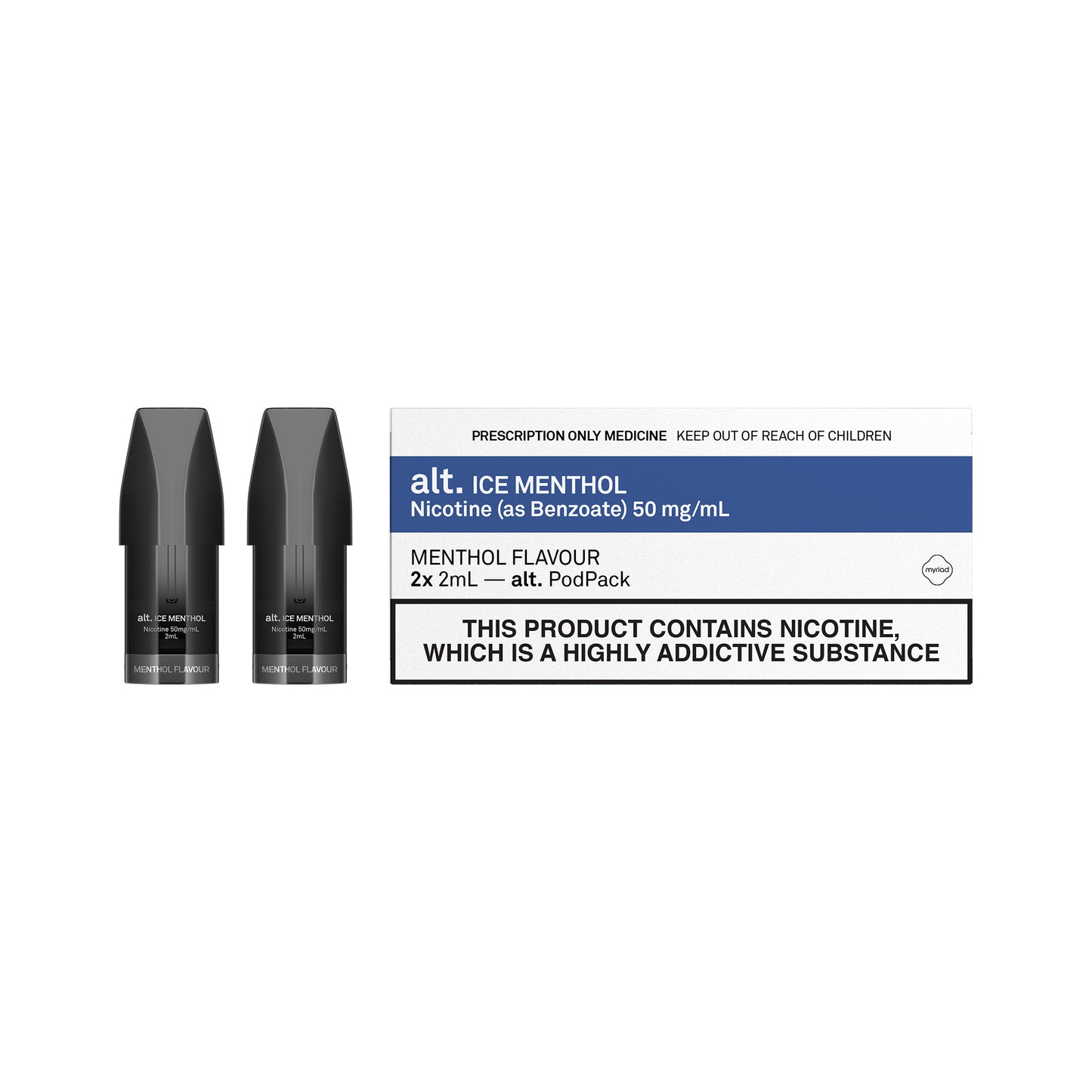Ice Menthol alt. Replacement Pods (2x2ml)