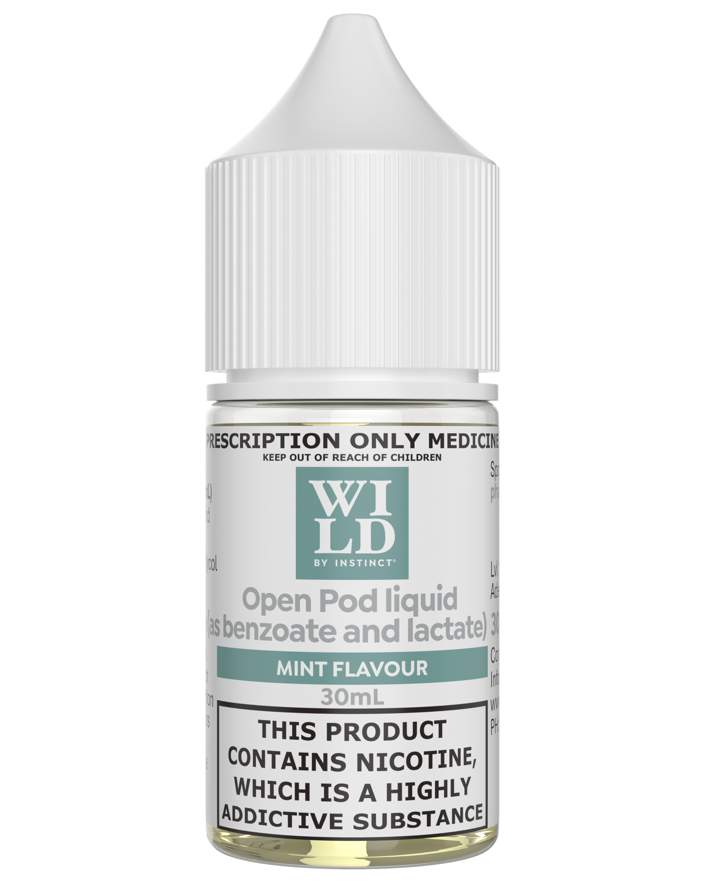 Wild by Instinct Nicotine Salts Mint 20mg-50mg/30ml