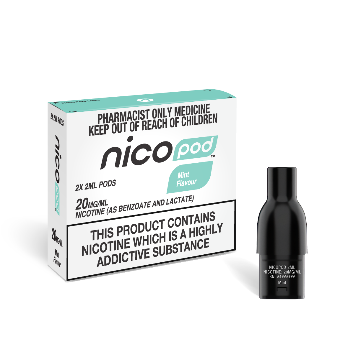 Nicopod Mint Pods (2x2)
