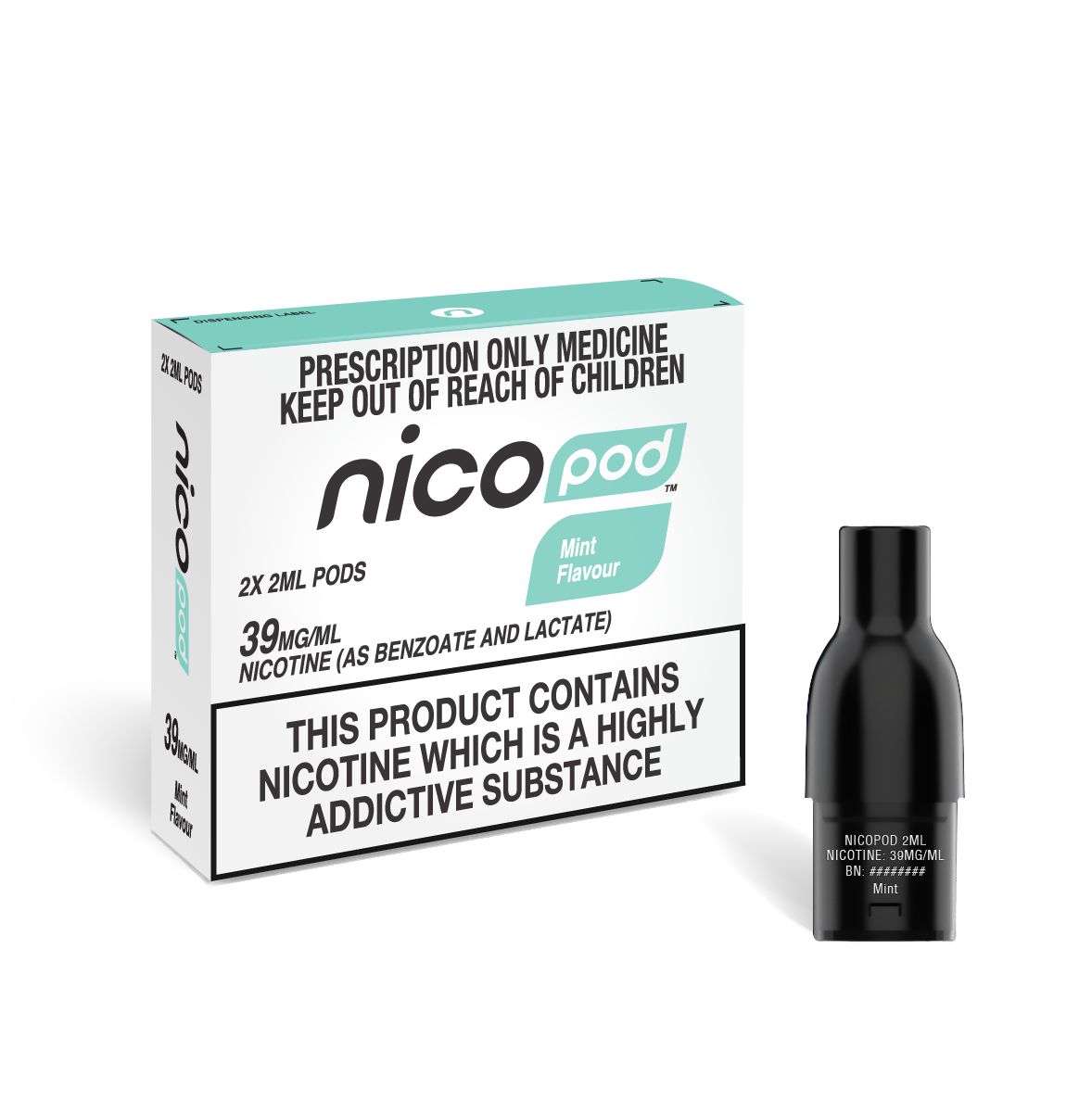Nicopod Mint Pods (2x2ml)
