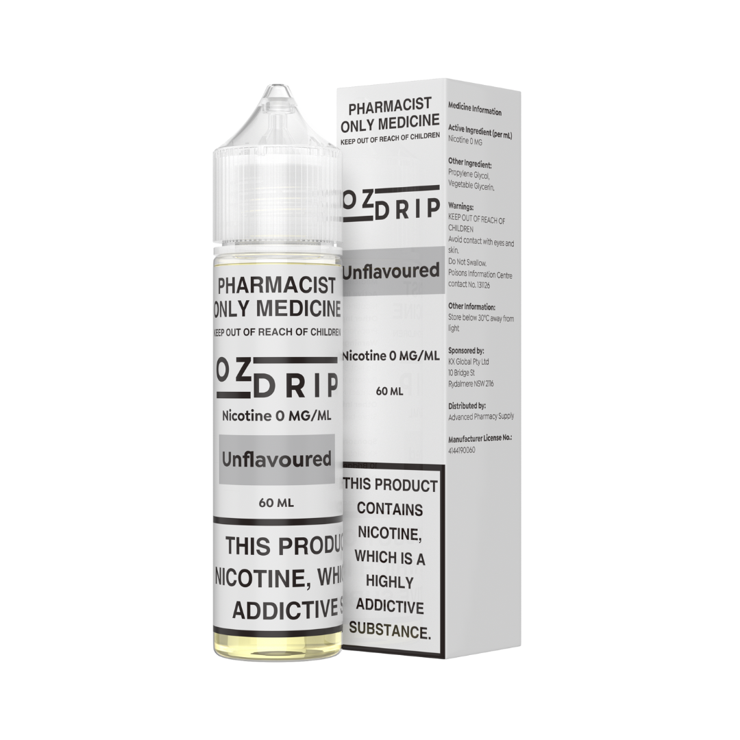OZ Drip Unflavoured Freebase 60ml