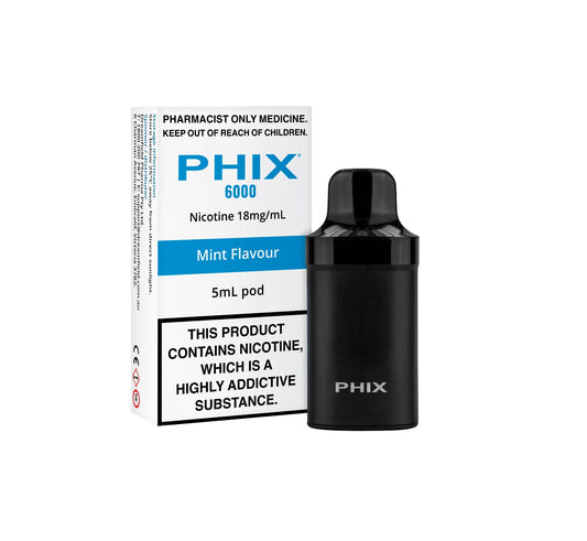 Phix 6000 Mint Pods (1 x 5ml)