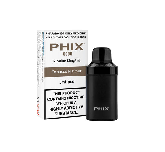 Phix 6000 Tobacco Pods (1 x 5ml)