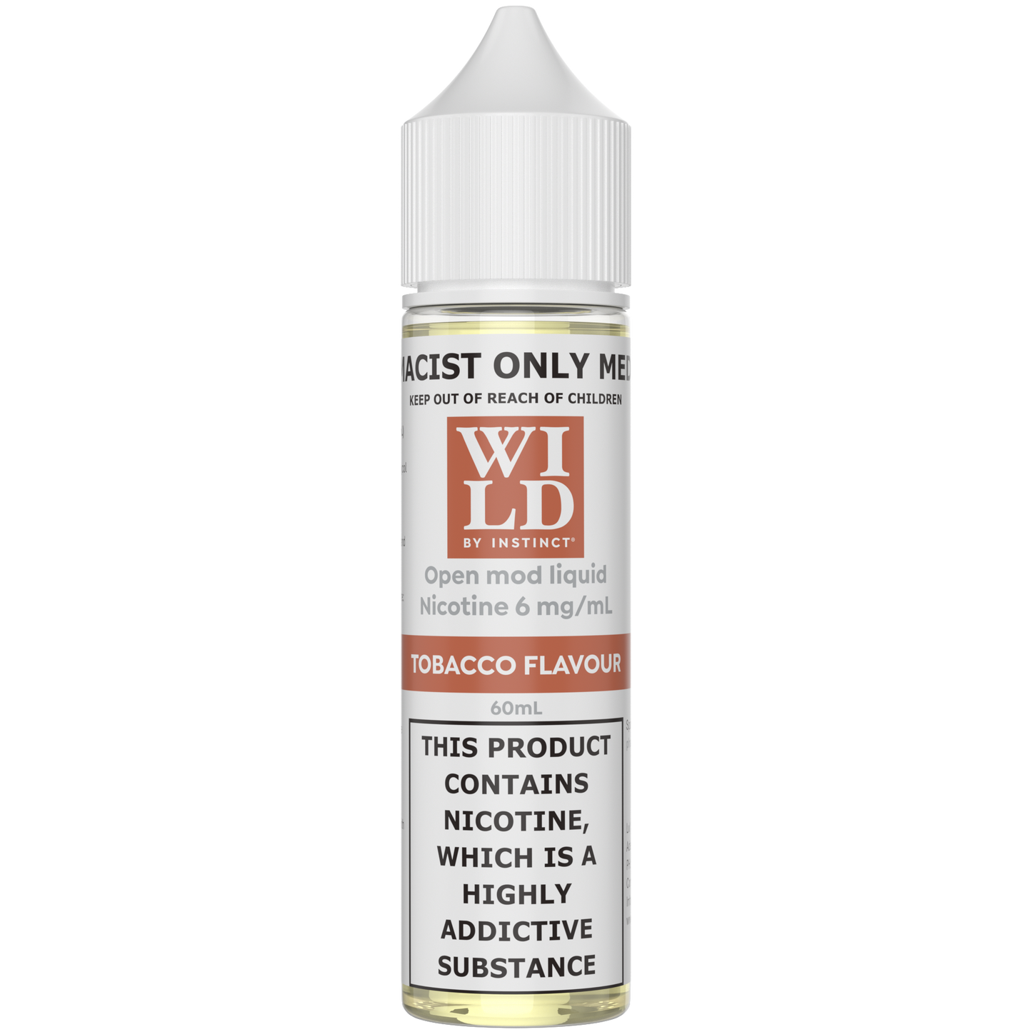 Wild by Instinct Nicotine Freebase Tobacco 6mg/60ml