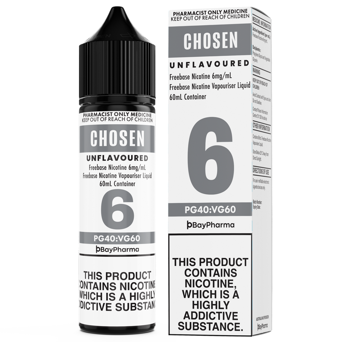 Chosen Unflavoured Freebase 60ml