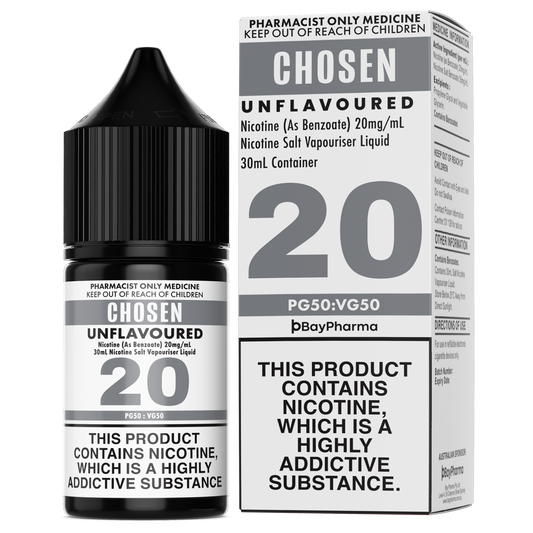 Chosen Unflavoured Salts 30ml