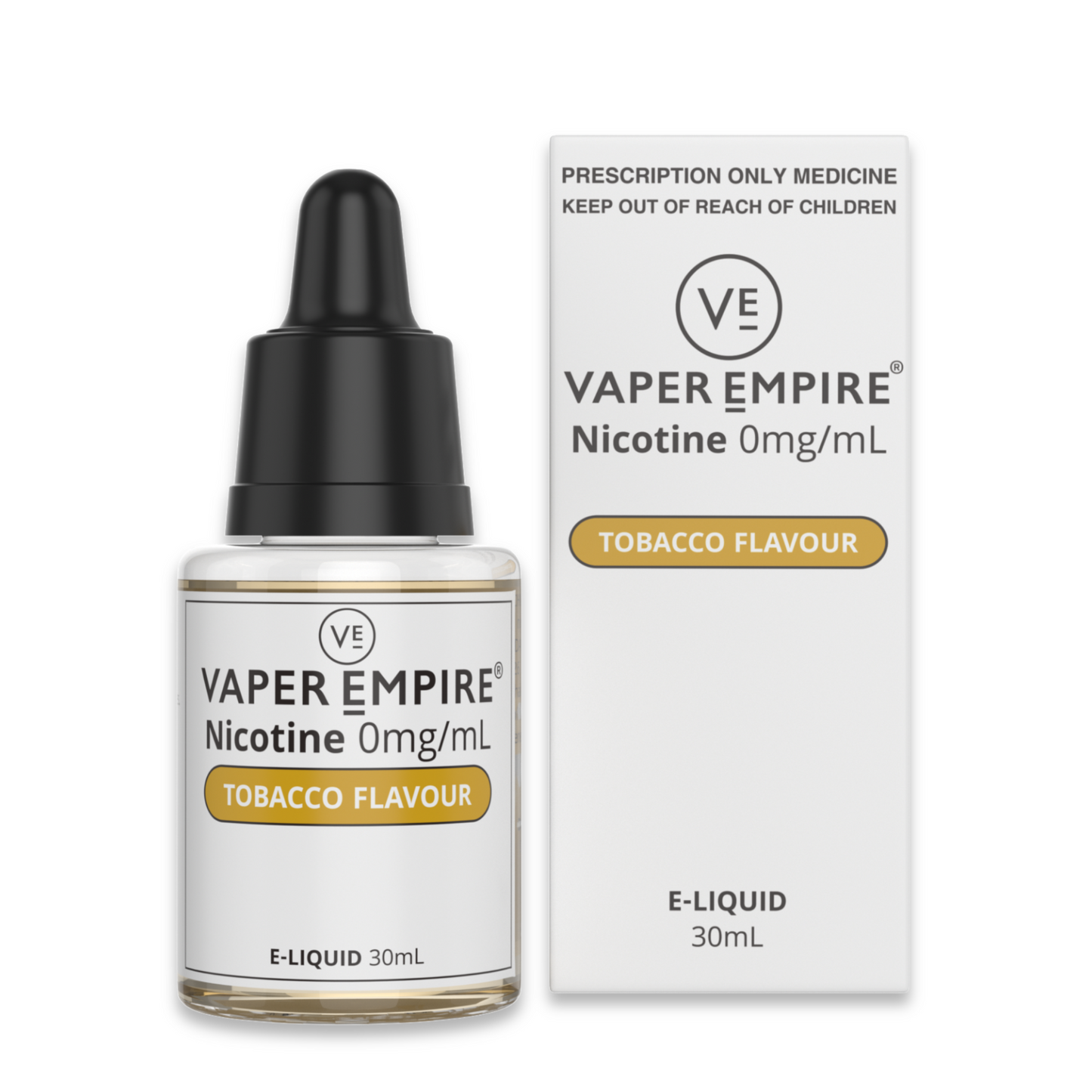 VE Tobacco E-Liquid - (30mL) - 0mg