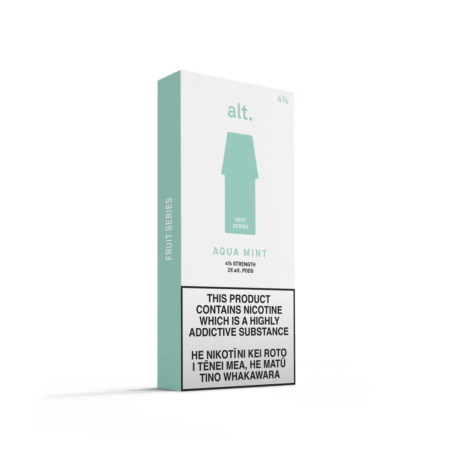 Aqua Mint alt. Replacement Pod 2-Pack - 2% and 4%