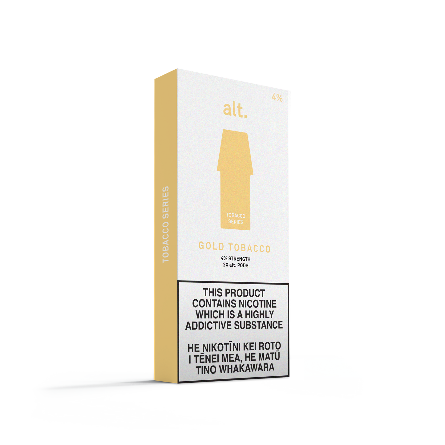 Gold Tobacco alt. Replacement Pod 2-Pack - 2% and 4%