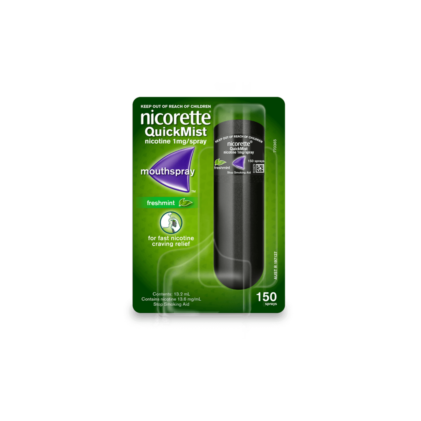 Nicorette Quickmist Freshmint Single Spray