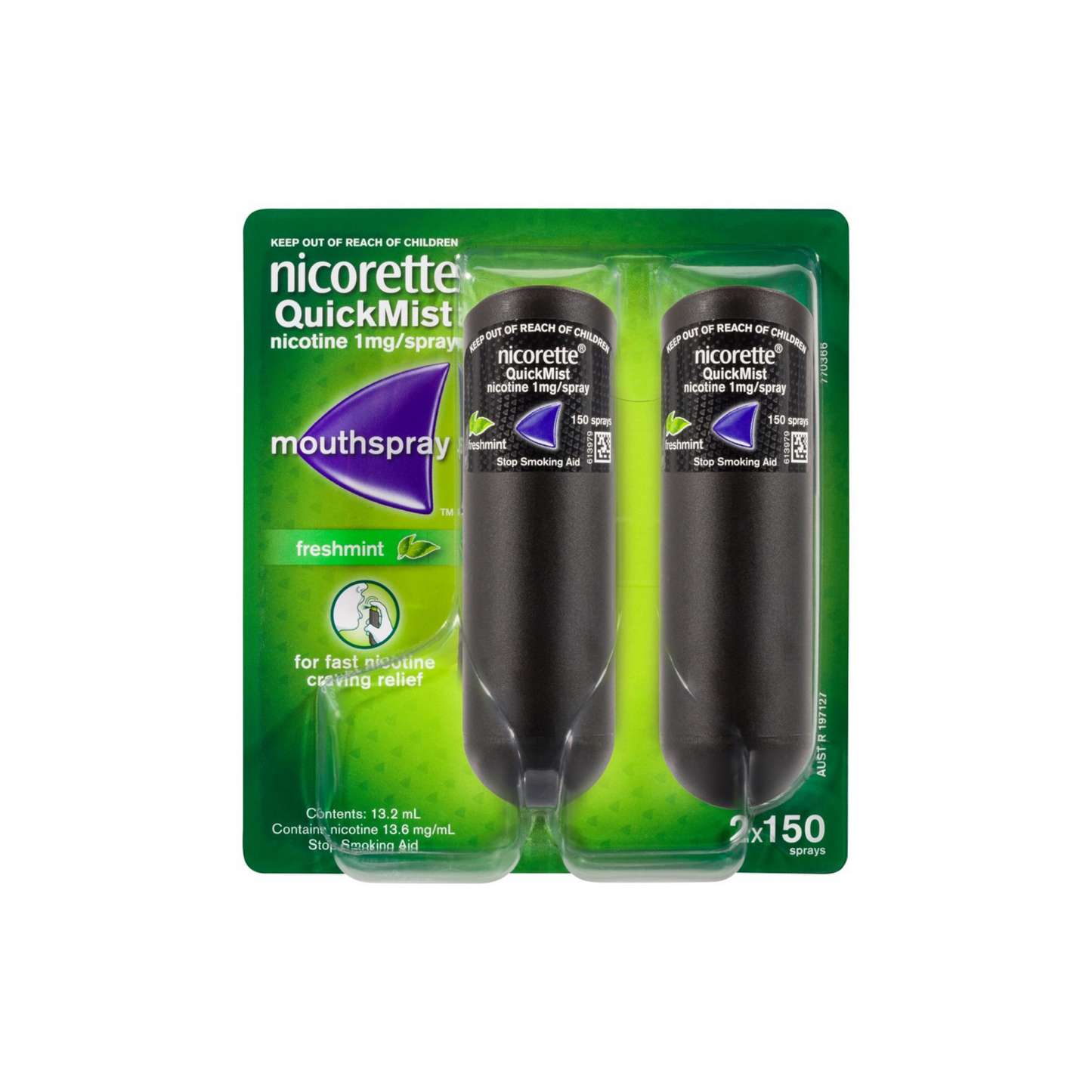 Nicorette Quickmist Freshmint Duo Pack