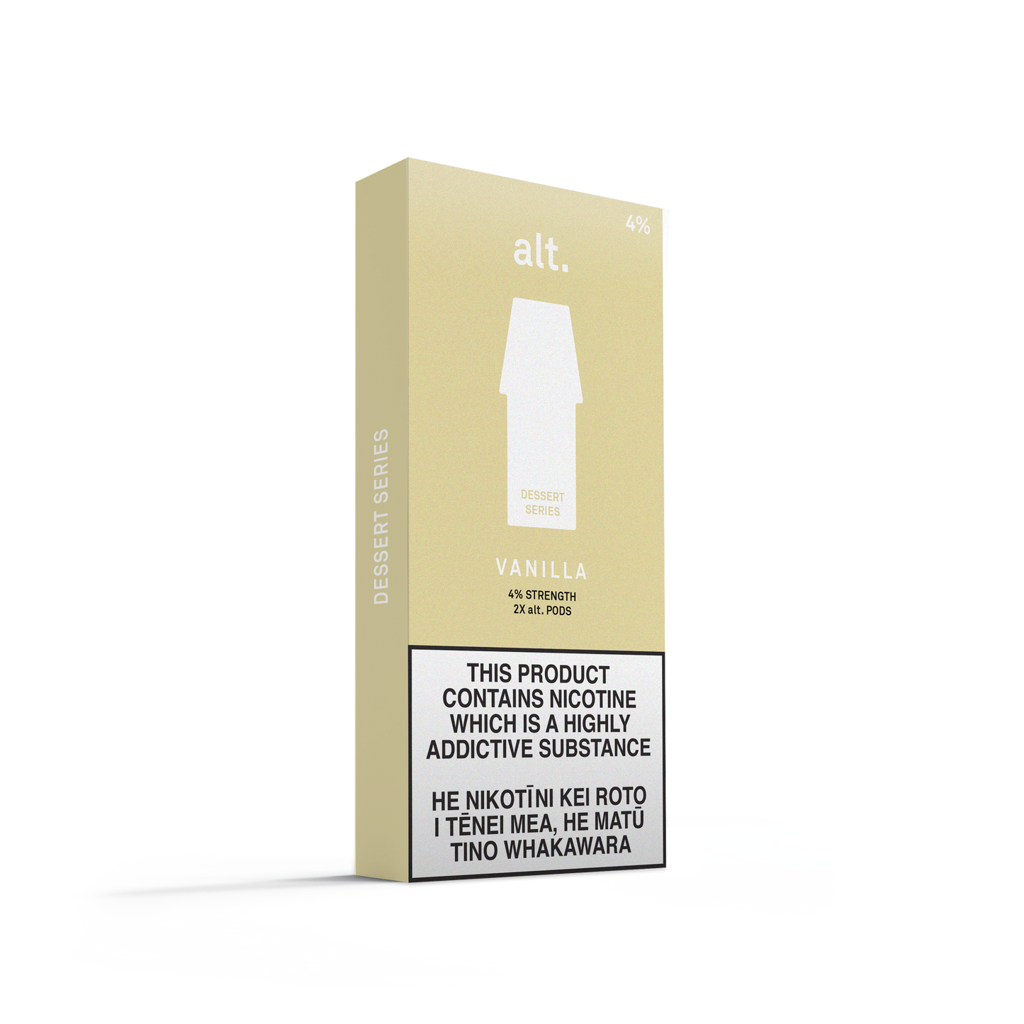 Vanilla alt. Replacement Pod 2-Pack - 2% and 4%