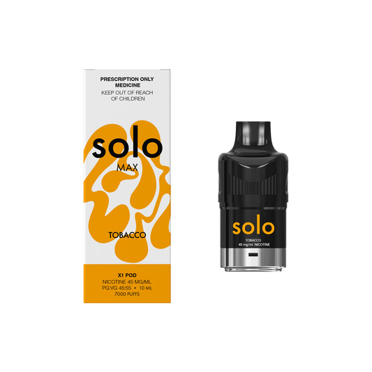 Solo MAX Pods Tobacco 1-Pack - 3.5% and 4.5%