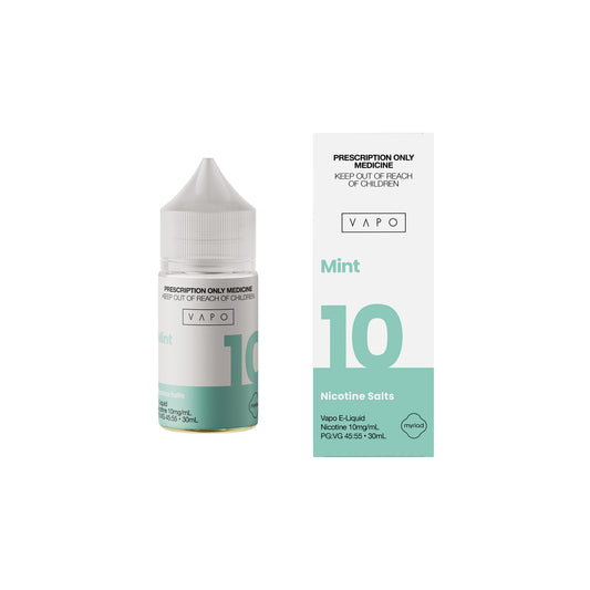 VAPO E-Liquid Mint Salt 10-20-30mg