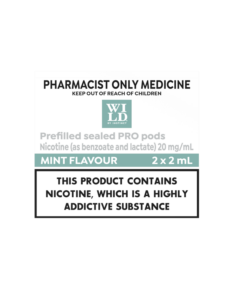Wild By Instinct Pro Mint Pods (2x2ml)