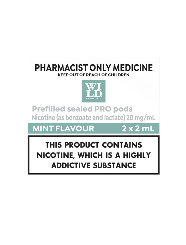 Wild By Instinct Pro Mint Pods (2x2ml)