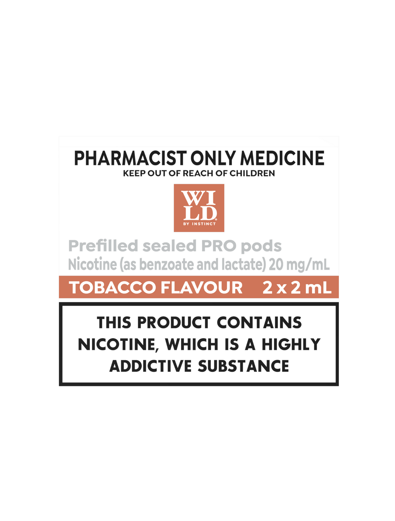 Wild By Instinct Pro Tobacco Pods (2x2ml)-thumbmail-1