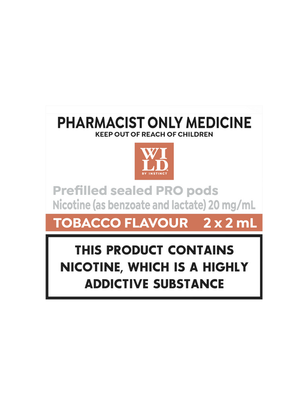 Wild By Instinct Pro Tobacco Pods (2x2ml)