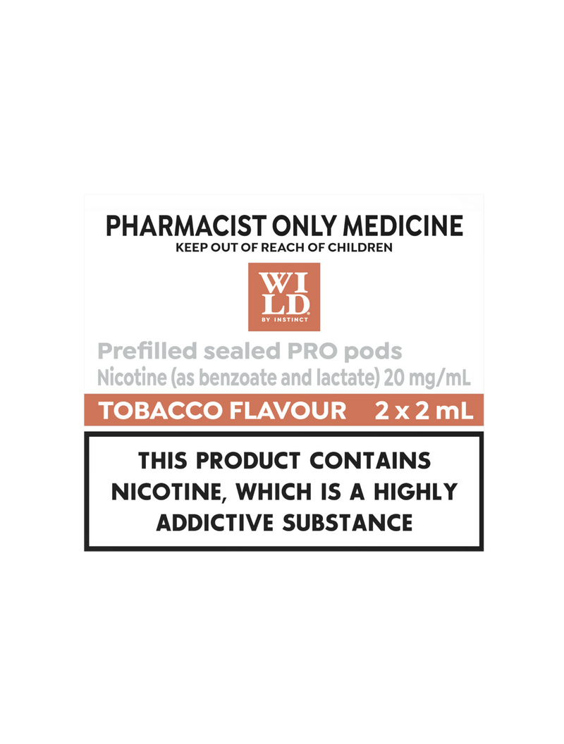 Wild By Instinct Pro Tobacco Pods (2x2ml)