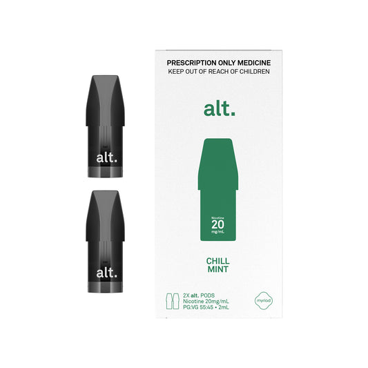 Chill Mint alt. Replacement Pod 2-Pack - 2% and 4%