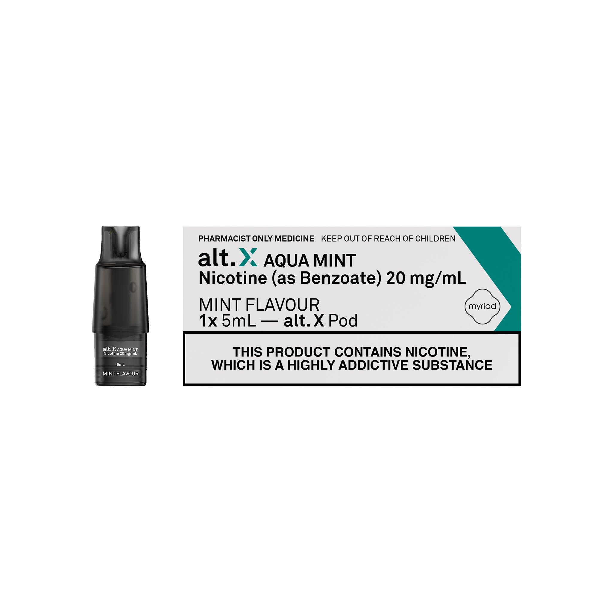 Alt X Pods Aqua Mint ( 1x5ml)-thumbmail-1