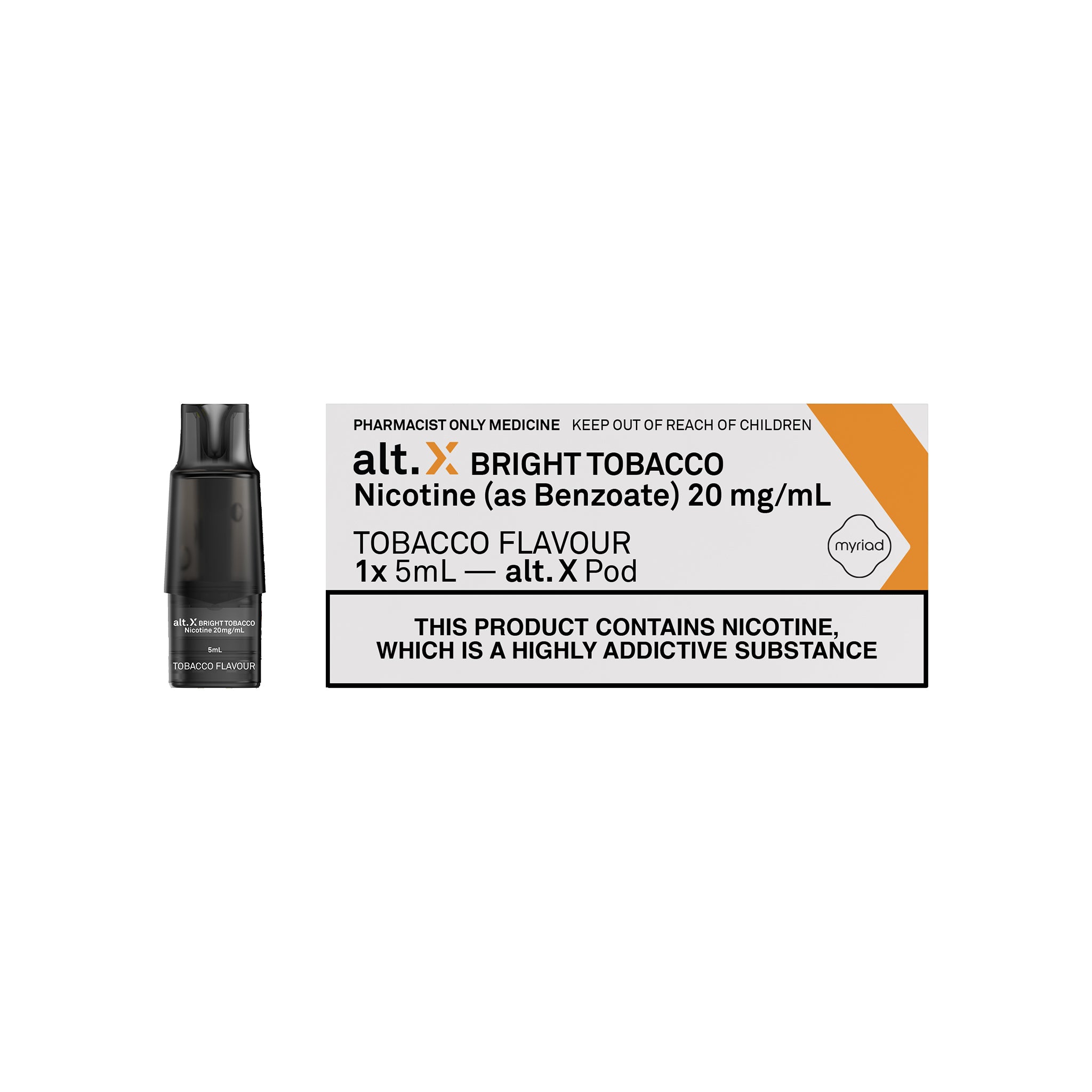 Alt X Pods Bright Tobacco (1x5ml)-thumbmail-1