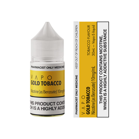VAPO Gold Tobacco Nicotine Salt 10-40mg