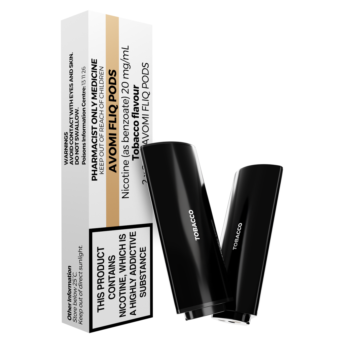 AVOMI FLIQ Tobacco 2x2ml Pods-thumbmail-1