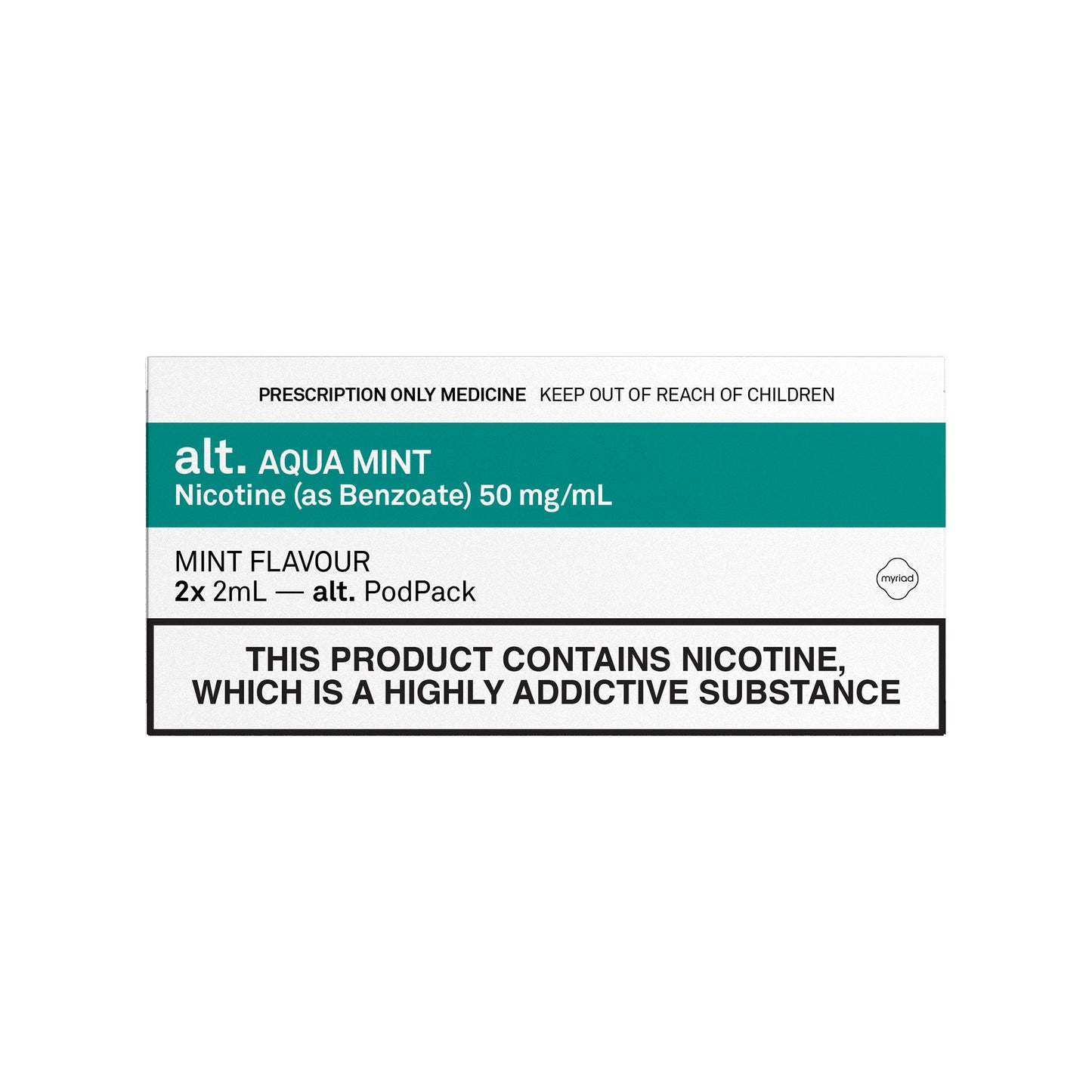 Aqua Mint alt. Replacement Pods (2x2ml)