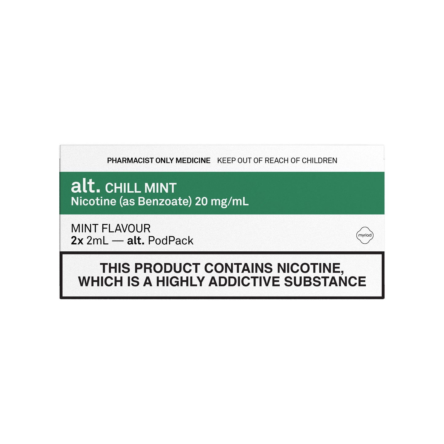Chill Mint alt. Replacement Pods (2x2ml)