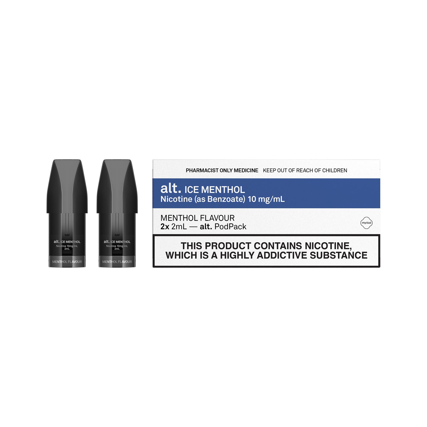 Ice Menthol alt. Replacement Pods (2x2ml)
