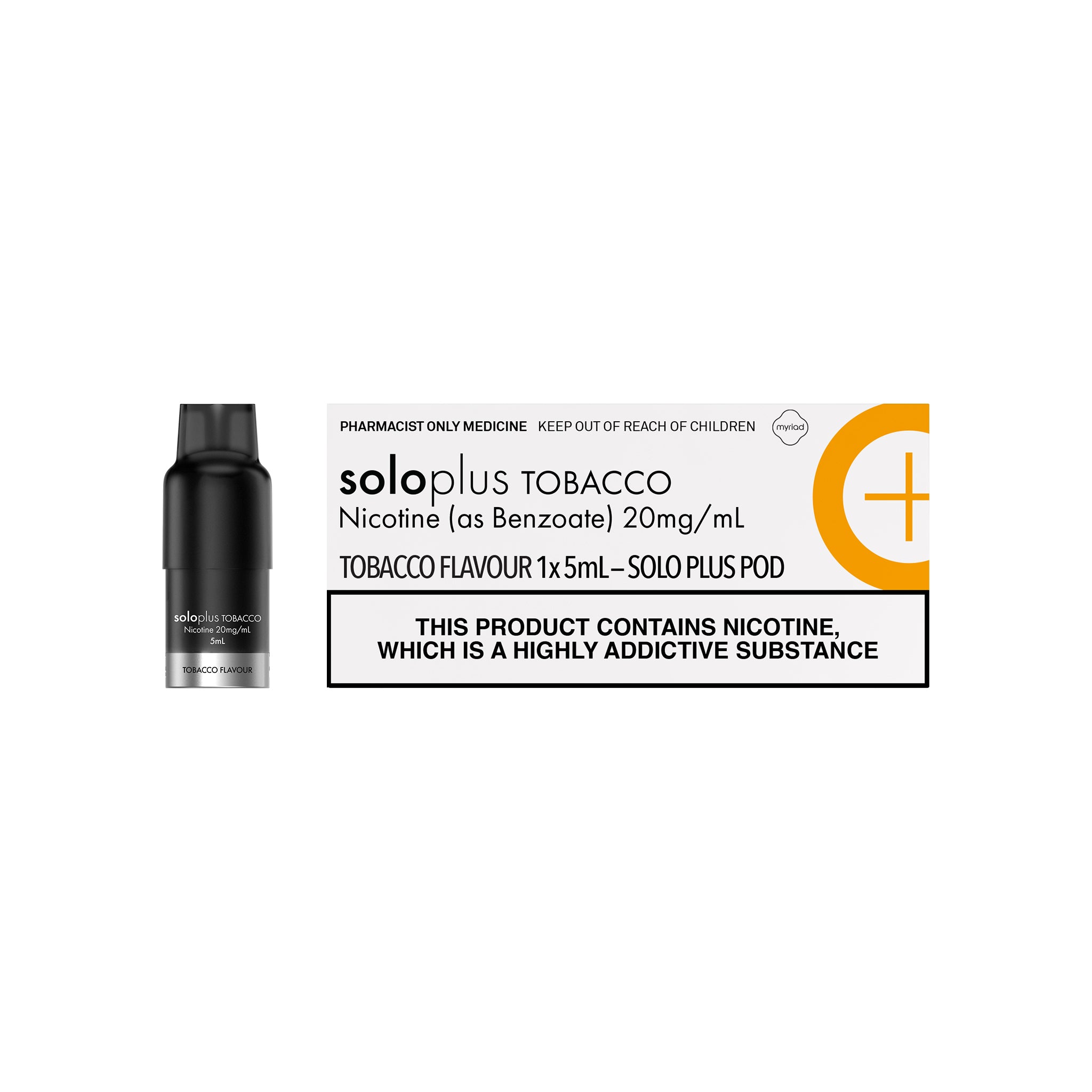 Solo Plus Pods Tobacco (1 x 5mL)-thumbmail-1