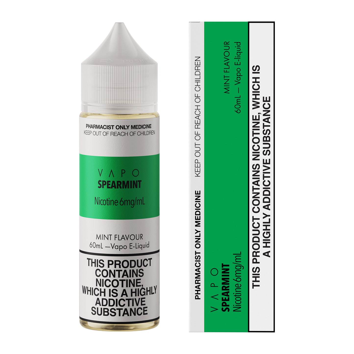 VAPO Spearmint Freebase 60ml