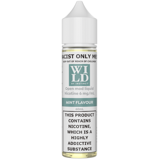 Wild by Instinct Nicotine Freebase Mint 3mg-6mg/60ml