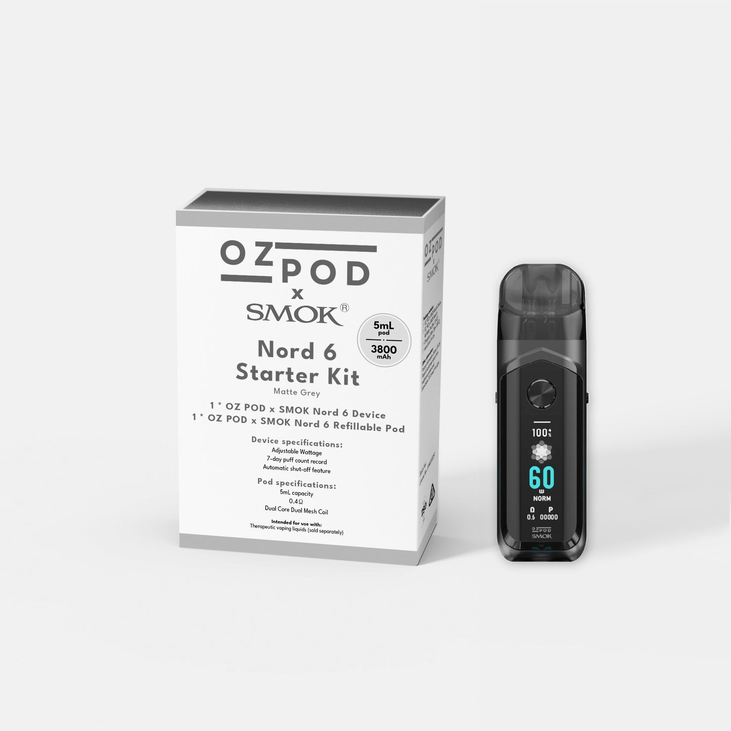 Smok x Oz Pod Nord 6 Refillable Kit