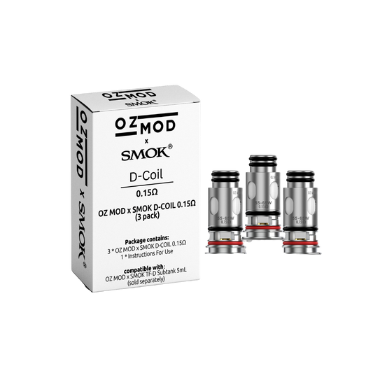 Smok x Oz Mod Replacement D-Coil (3 Pack)