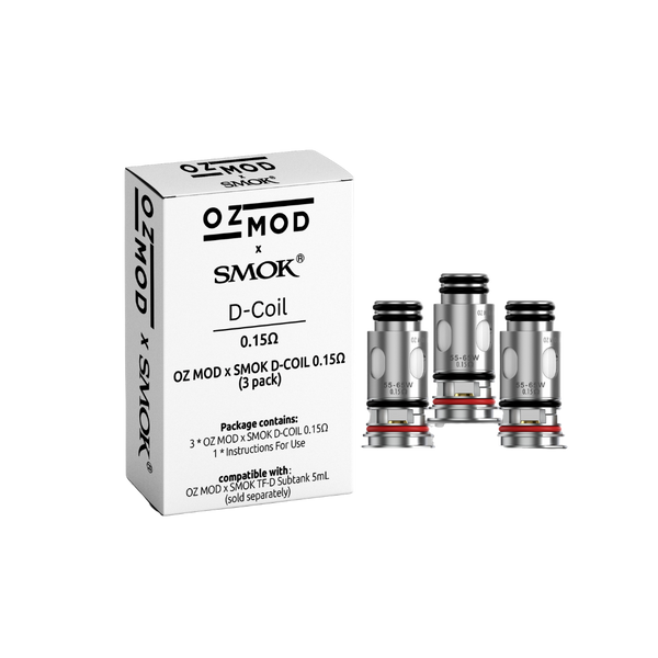 Smok x Oz Mod Replacement D-Coil (3 Pack)