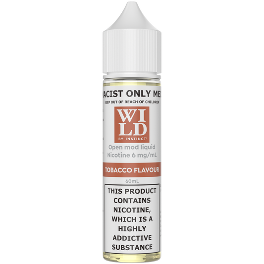 Wild by Instinct Nicotine Freebase Tobacco 6mg/60ml