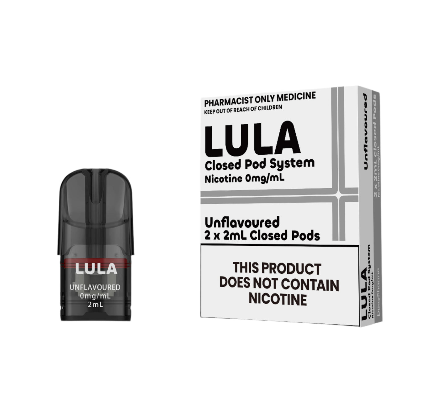 LULA Pods Unflavoured 0mg (2x2)