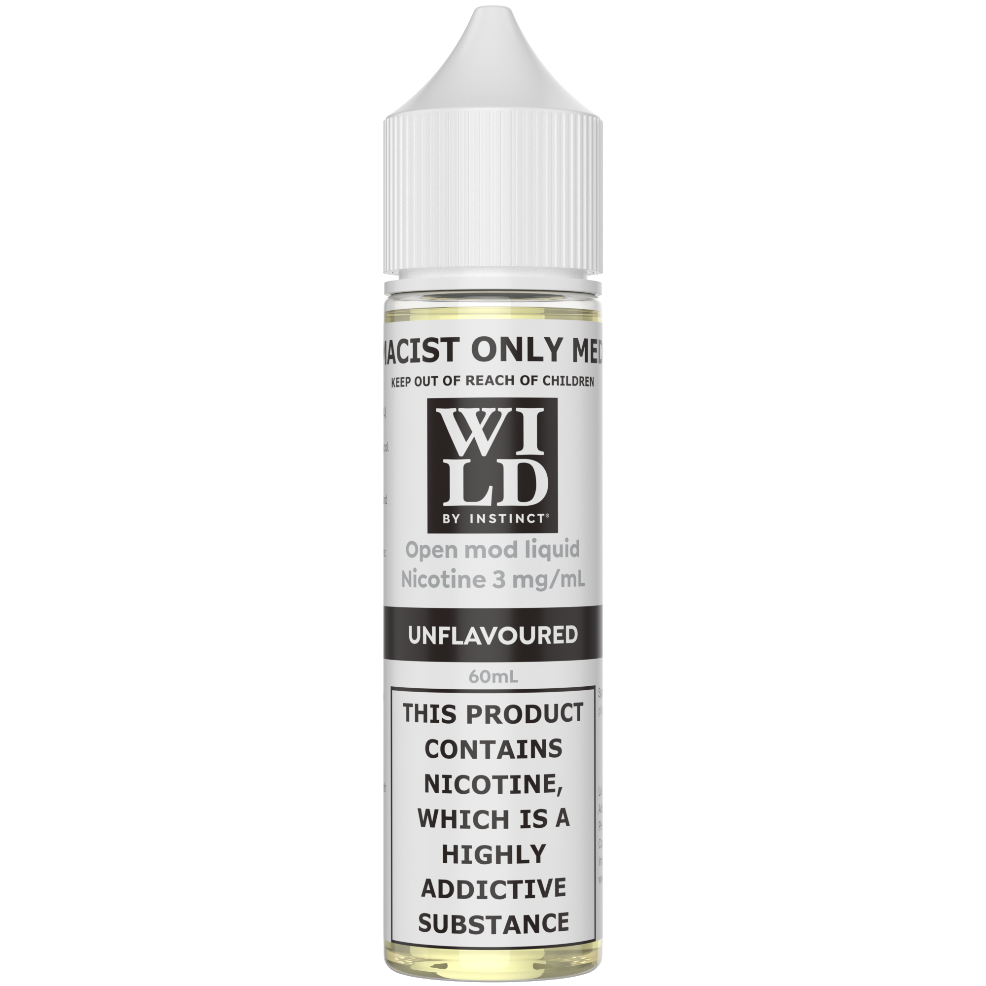 Wild by Instinct Nicotine Unflavoured Freebase 60ml-thumbmail-2