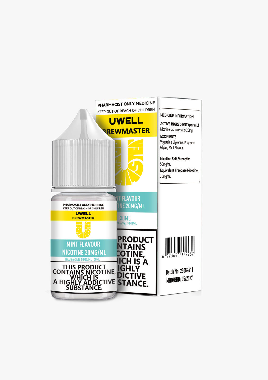 UWELL Brewmaster Mint (1 x 30ml)