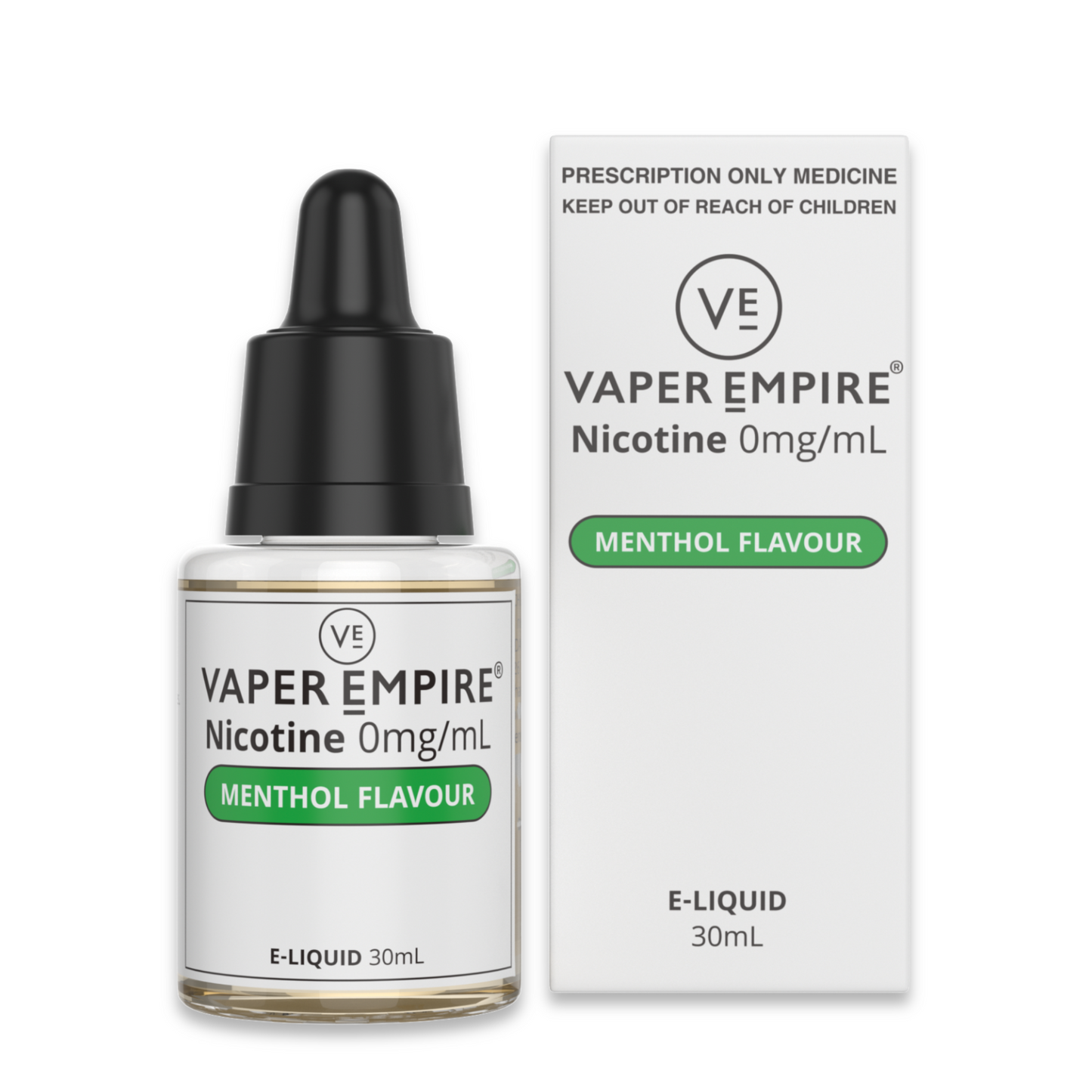 VE Menthol E-Liquid (30mL) - 0mg