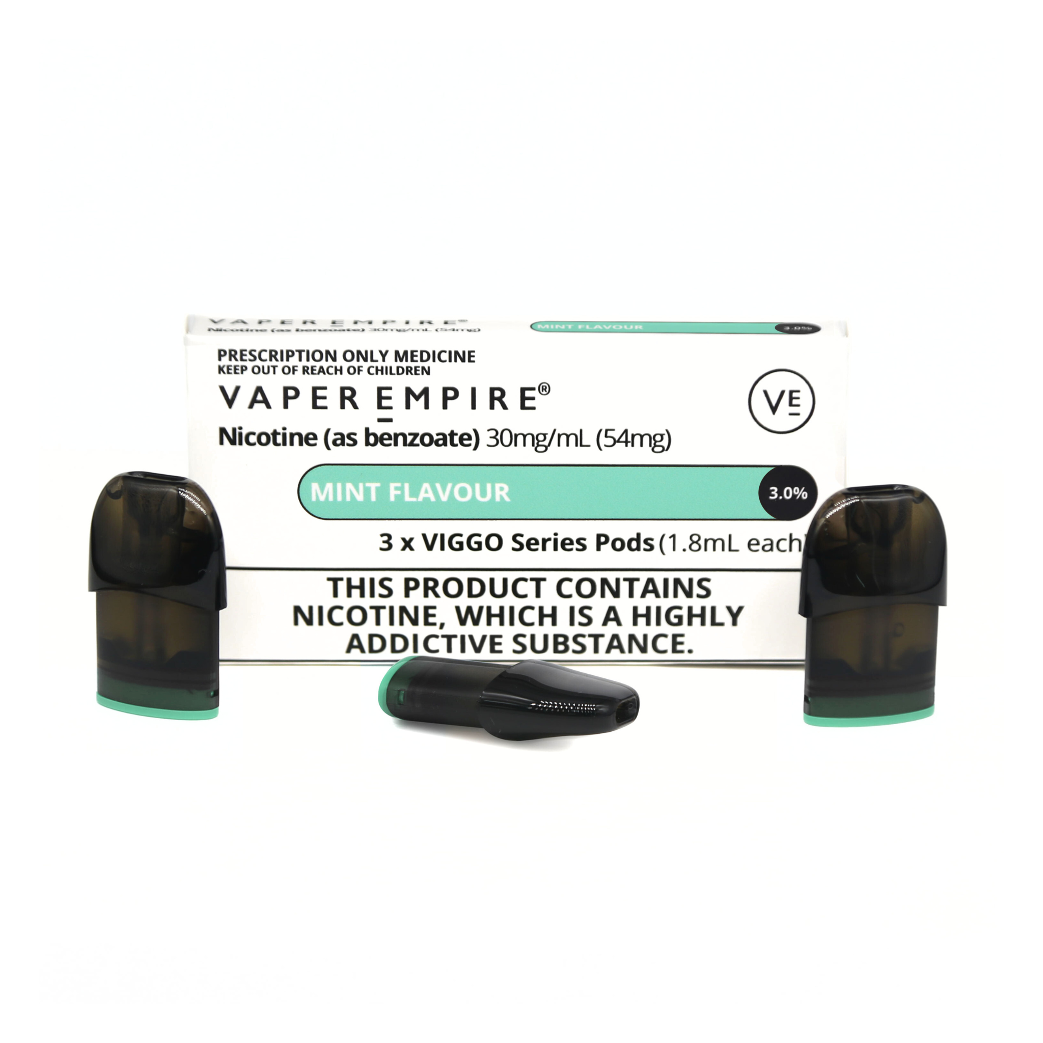 VIGGO Mint Pods (3-Pack) - 3.0%-thumbmail-1