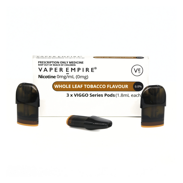 VIGGO Whole Leaf Tobacco Pods (3-Pack) - 0.0%