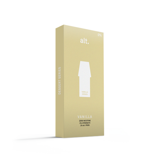 Vanilla Alt. Replacement Pod 2-Pack - 0%